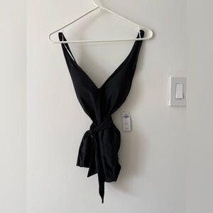 NWT | Abercrombie & Fitch Black Wrap Swimsuit
